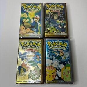Pokemon Lot of 4 Johto Journeys Mission Spinarak‎ Brand New World Snow Rescue